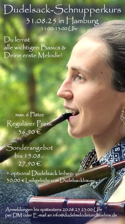 Dudelsack lernen Schnupperkurs in Hamburg